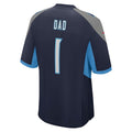 STECN T.Titans #1 Dad Navy Game Jersey