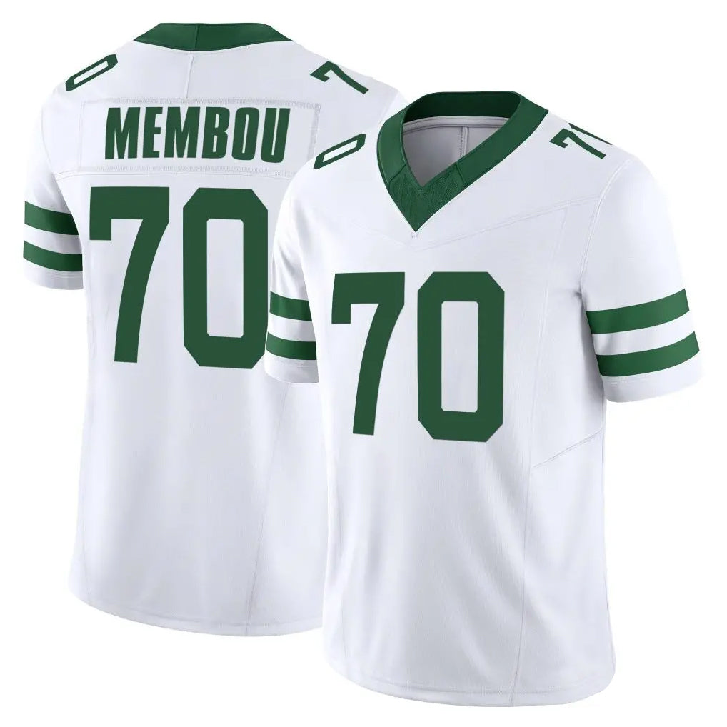 NY.Jets #70 Armand Membou Player White Legacy Limited Vapor F.U.S.E. Home Game STECN Stitched Jerseys