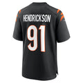 STECN C.Bengals #91 Trey Hendrickson Black Game Jersey