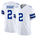 D.Cowboys #2 Cobie Durant Player White Limited Vapor F.U.S.E. Home Game STECN Stitched Jerseys