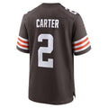 STECN C.Browns #2 DeAndre Carter Brown Team Game Jersey