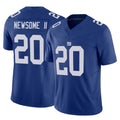 NY.Giants #20 Greg Newsome II Player Royal Limited Vapor F.U.S.E. Home Game STECN Stitched Jerseys