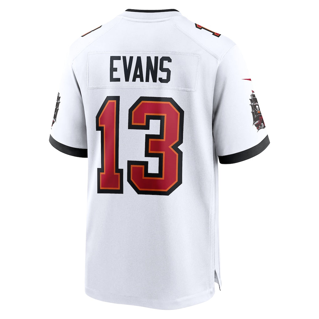 STECN TB.Buccaneers #13 Mike Evans White Game Jersey