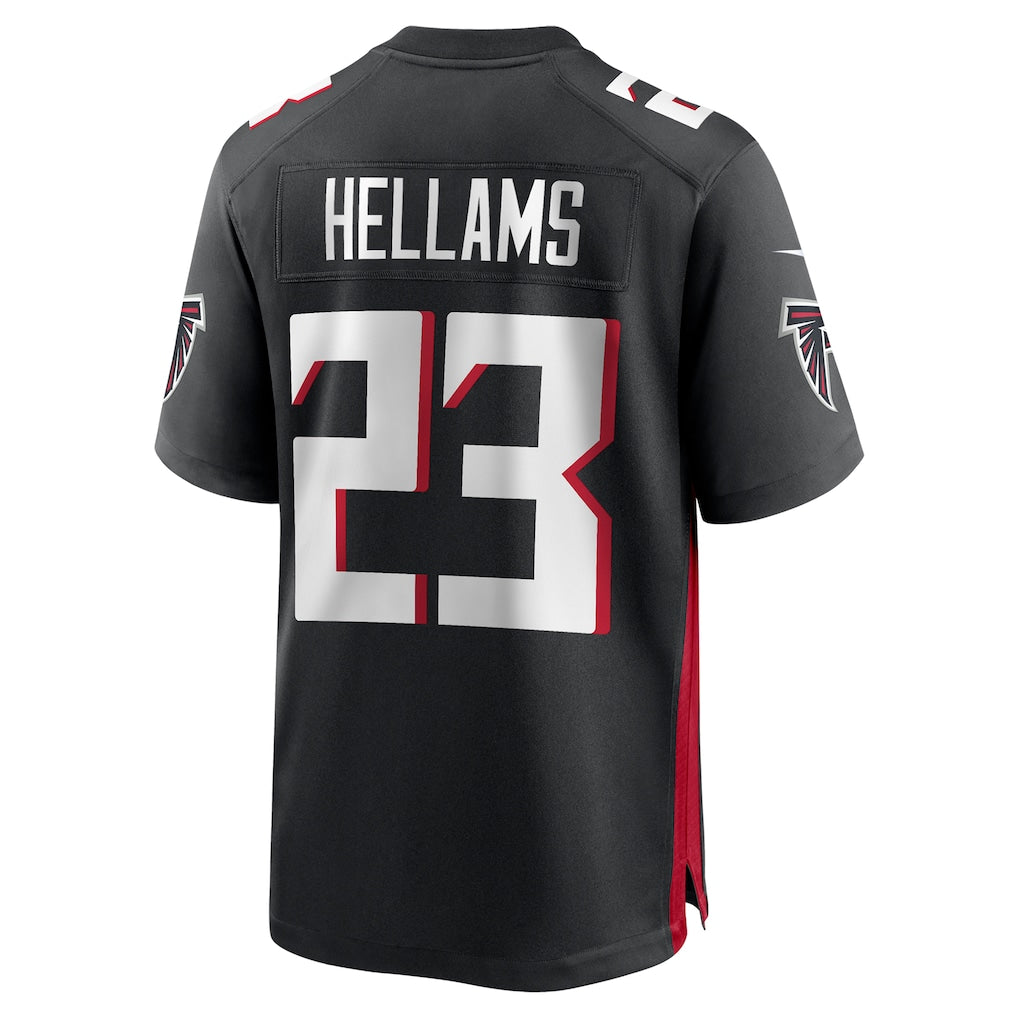 STECN A.Falcons #23 DeMarcco Hellams Black Team Game Jersey