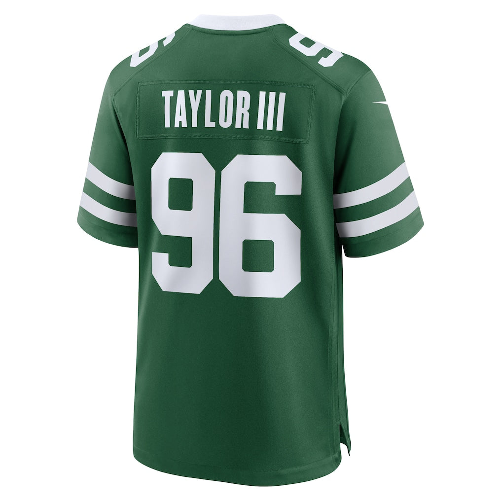 STECN NY.Jets #96 Leonard Taylor III Legacy Green Team Game Jersey