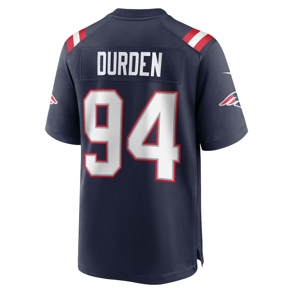 STECN NE.Patriots #94 Cory Durden Navy Team Game Jersey