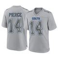 IN.Colts #14 Alec Pierce Player Gray Atmosphere Fashion Home Game STECN Stitched Jerseys