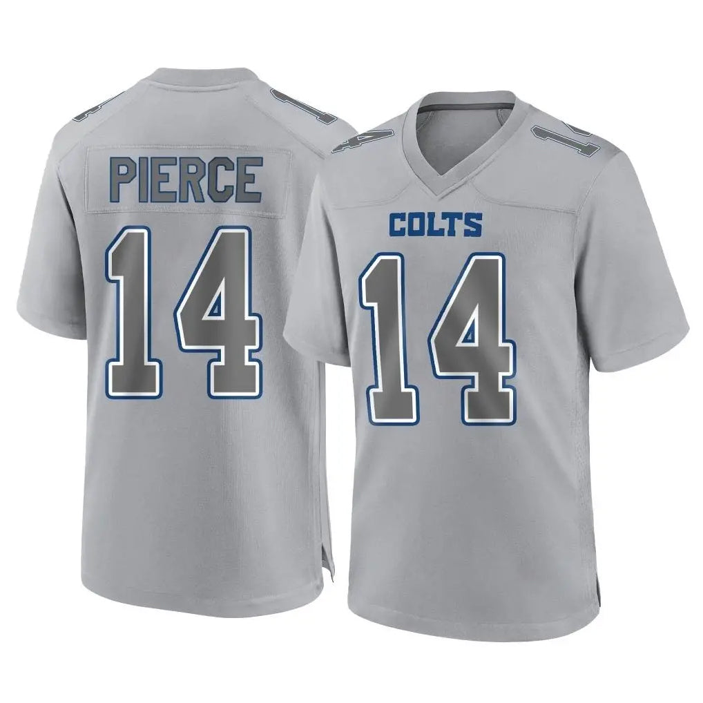 IN.Colts #14 Alec Pierce Player Gray Atmosphere Fashion Home Game STECN Stitched Jerseys