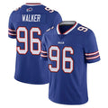 B.Bills #96 Deone Walker Player Royal Vapor Untouchable Limited STECN Stitched Jerseys