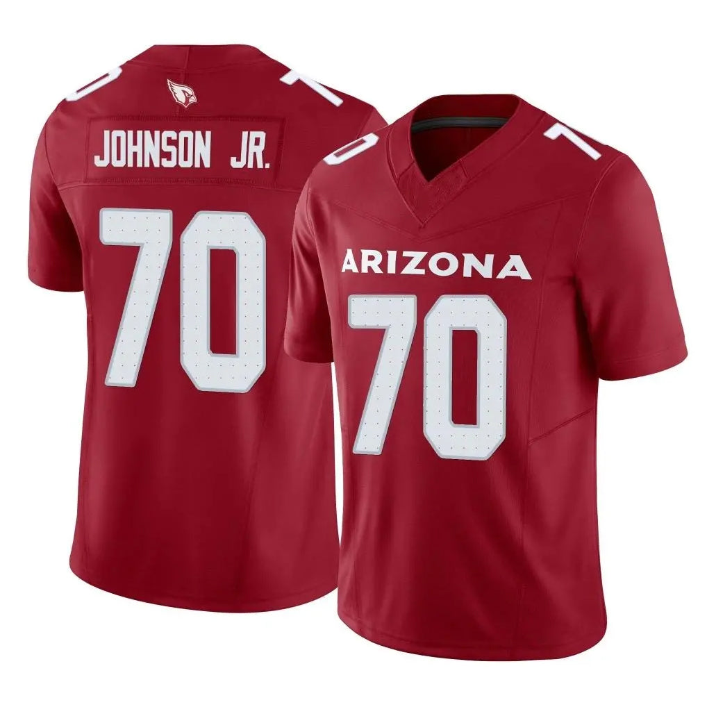A.Cardinals #70 Paris Johnson Jr. Player Cardinal Vapor F.U.S.E. Limited Home Game STECN Stitched Jerseys