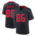 H.Texans #86 Dalton Schultz Player Navy 2nd Alternate Home Game STECN Stitched Jerseys