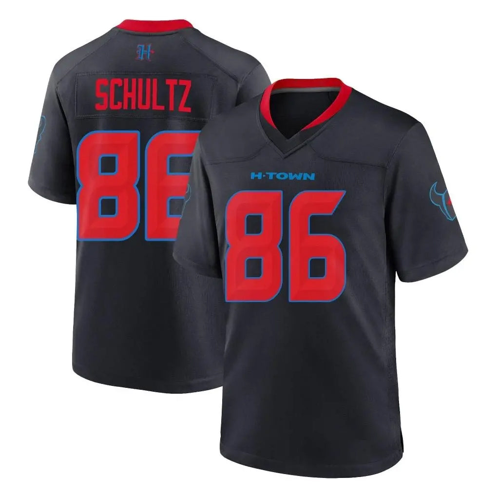 H.Texans #86 Dalton Schultz Player Navy 2nd Alternate Home Game STECN Stitched Jerseys