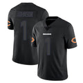 C.Bears #1 Jaylon Johnson Player Black Impact Limited Game STECN Stitched Jerseys