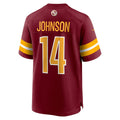 STECN W.Commanders #14 Josh Johnson Burgundy Team Game Jersey