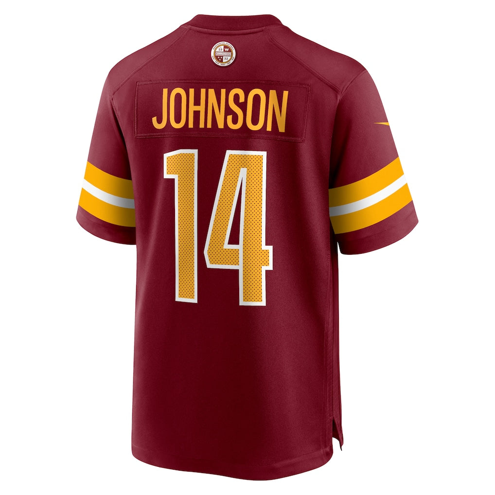 STECN W.Commanders #14 Josh Johnson Burgundy Team Game Jersey