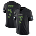 S.Seahawks #7 Uchenna Nwosu Player Black Impact Limited Home Game STECN Stitched Jerseys