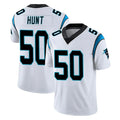 C.Panthers #50 Robert Hunt Player White Vapor Untouchable Limited Game STECN Stitched Jerseys