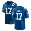 IN.Colts #17 Daniel Jones Player Royal Home Game STECN Stitched Jerseys