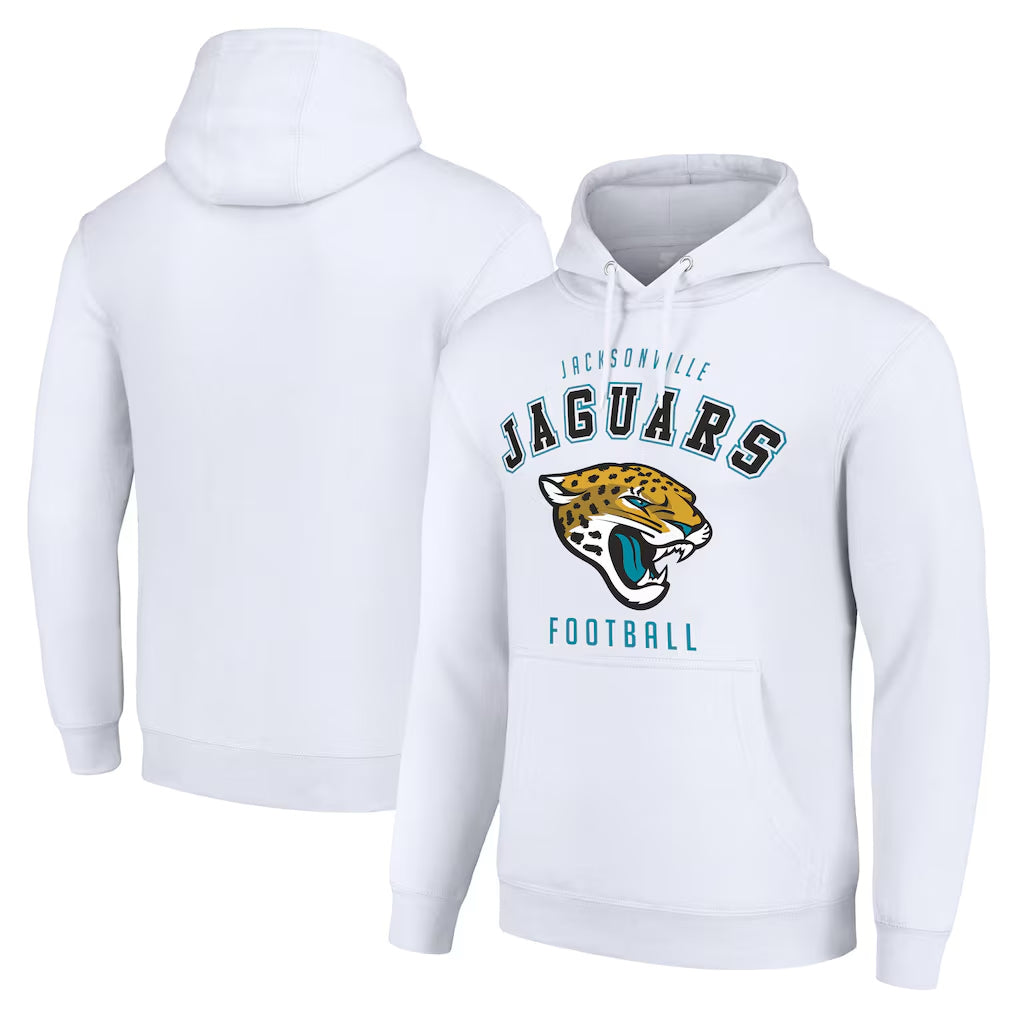 J.Jaguars ## Jaguars Blank Player White Home Game Pullover Hoodies Limited STECN Stitched Jerseys