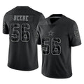 D.Cowboys #56 Cooper Beebe Player Black Limited Reflective Home Game STECN Stitched Jerseys