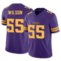 M.Vikings #55 Eric Wilson Player Purple Limited Alternate Vapor F.U.S.E. Home Game STECN Stitched Jerseys