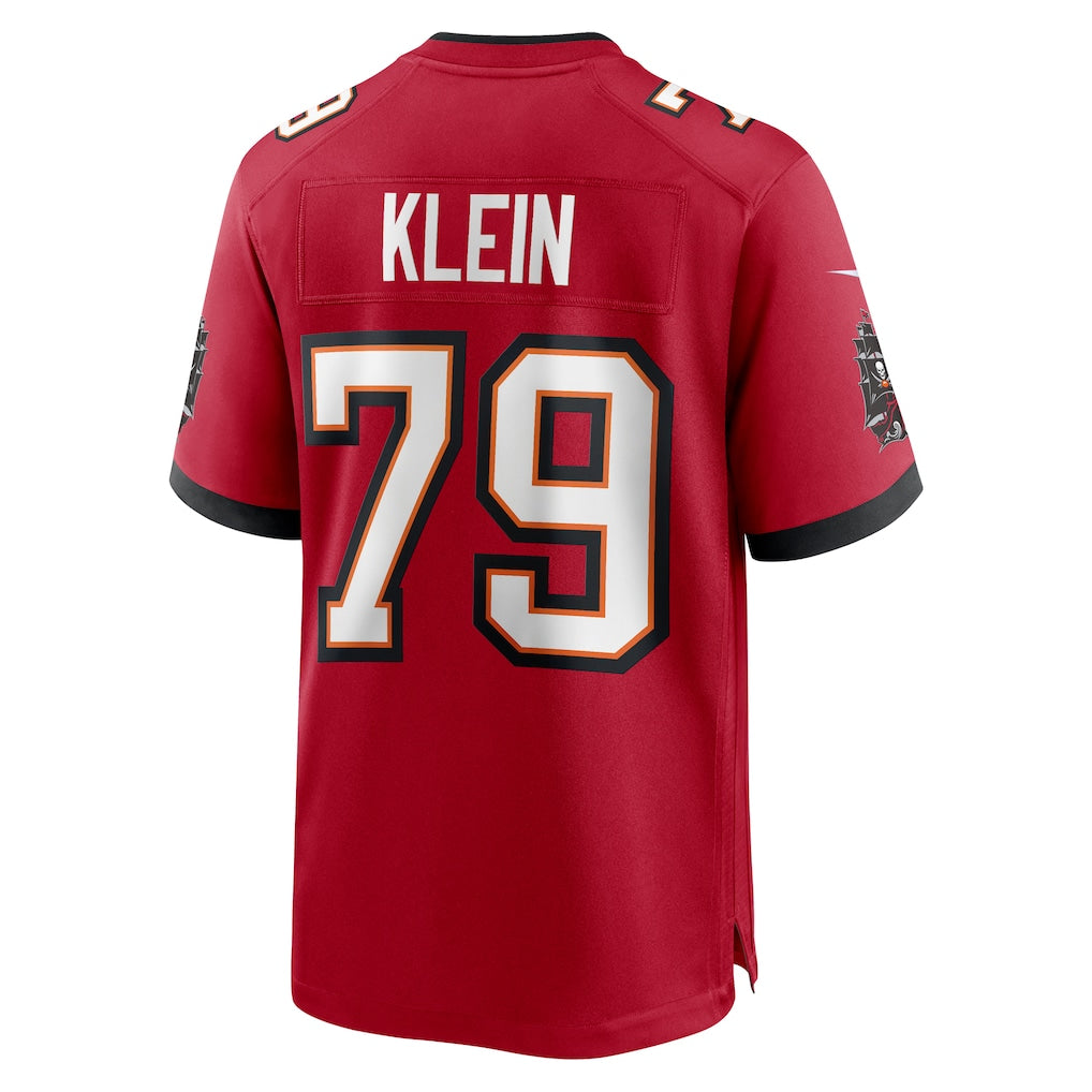 STECN TB.Buccaneers #79 Elijah Klein Red Game Jersey