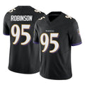 B.Ravens #95 Tavius Robinson Player Black Vapor F.U.S.E. Limited STECN Stitched Jerseys