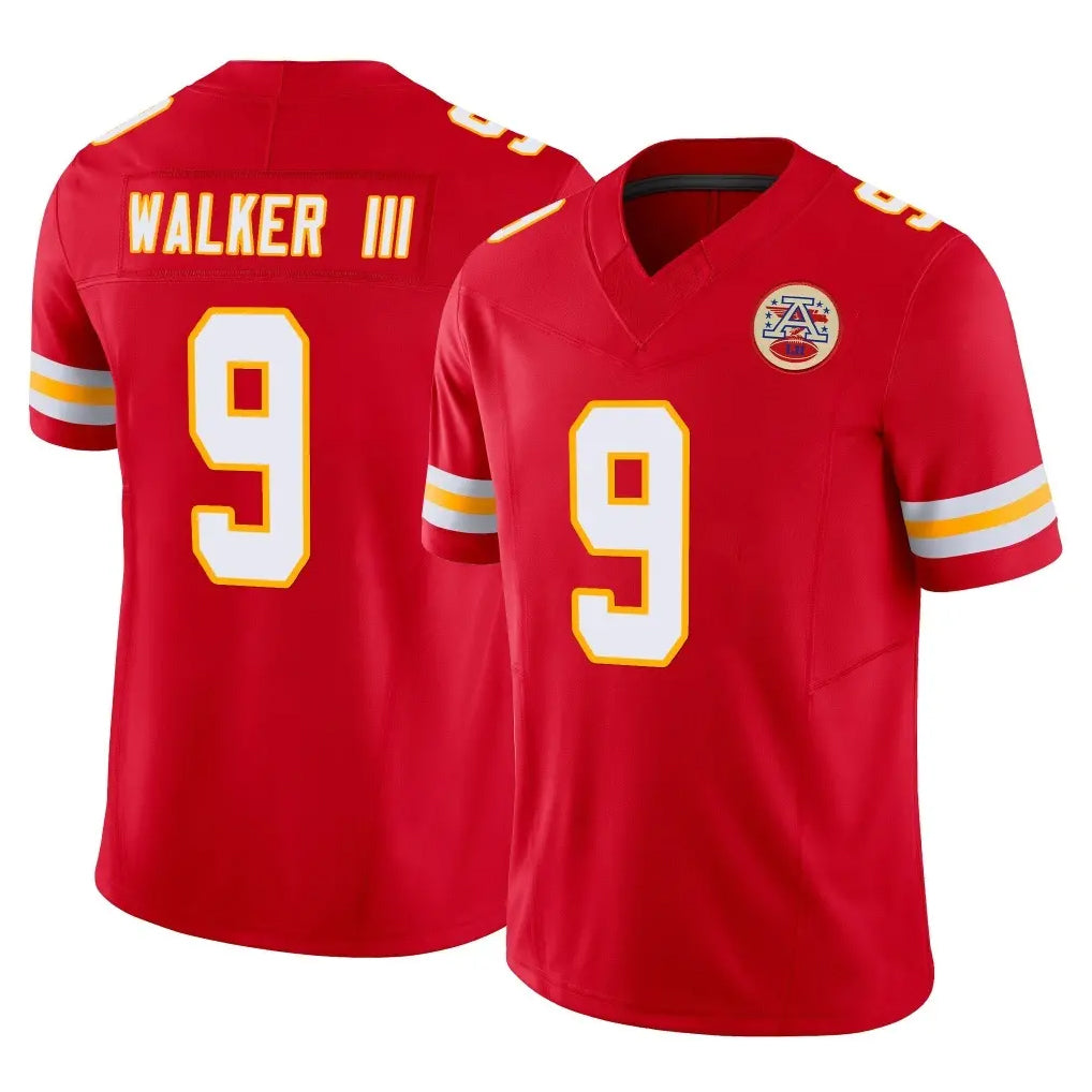 KC.Chiefs #9 Kenneth Walker III Player Red Limited Vapor F.U.S.E. Home Game STECN Stitched Jerseys