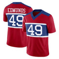 NY.Giants #49 Tremaine Edmunds Player Red Century Vapor F.U.S.E. Home Game STECN Stitched Jerseys