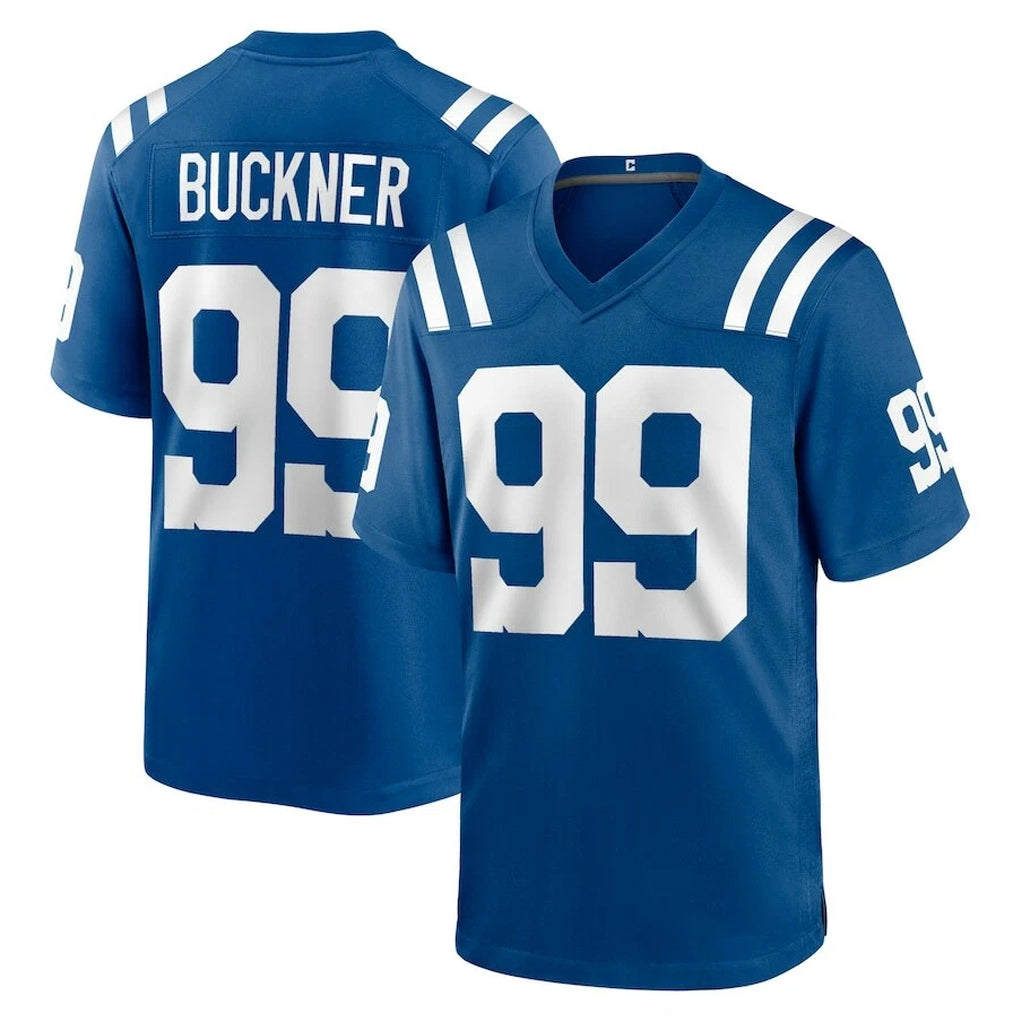 IN.Colts #99 DeForest Buckner Player Royal Home Game STECN Stitched Jerseys