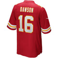 STECN KC.Chiefs #16 Len Dawson Red Game Retired Player Jersey
