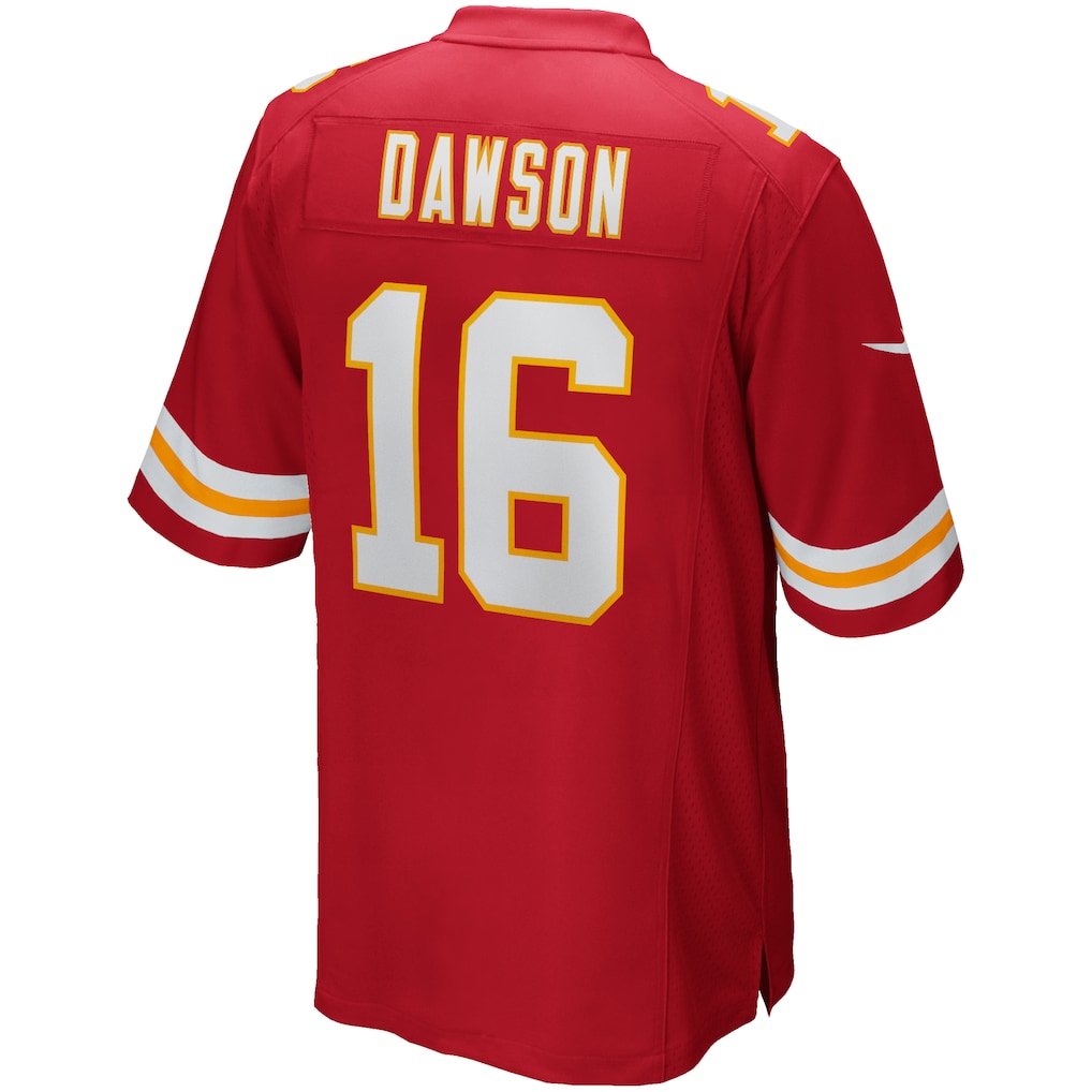 STECN KC.Chiefs #16 Len Dawson Red Game Retired Player Jersey