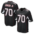 A.Cardinals #70 Paris Johnson Jr. Player Black Home Game STECN Stitched Jerseys