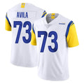 LA.Rams #73 Steve Avila Player White Limited Vapor Untouchable Home Game STECN Stitched Jerseys
