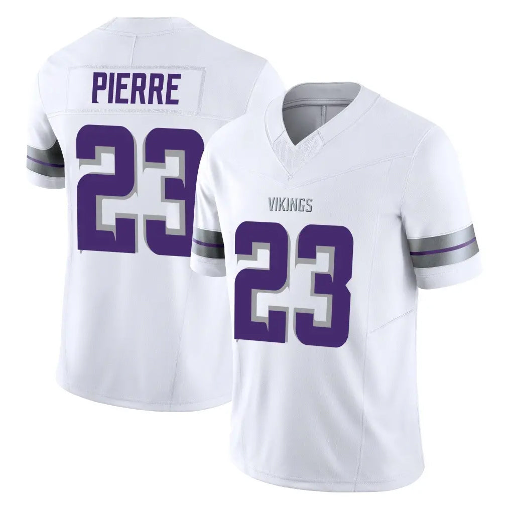 M.Vikings #23 James Pierre Player White Limited Alternate Vapor F.U.S.E. Home Game STECN Stitched Jerseys