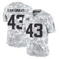 M.Vikings #43 Andrew Van Ginkel Player Arctic Camo Salute To Service Limited Game STECN Stitched Jerseys