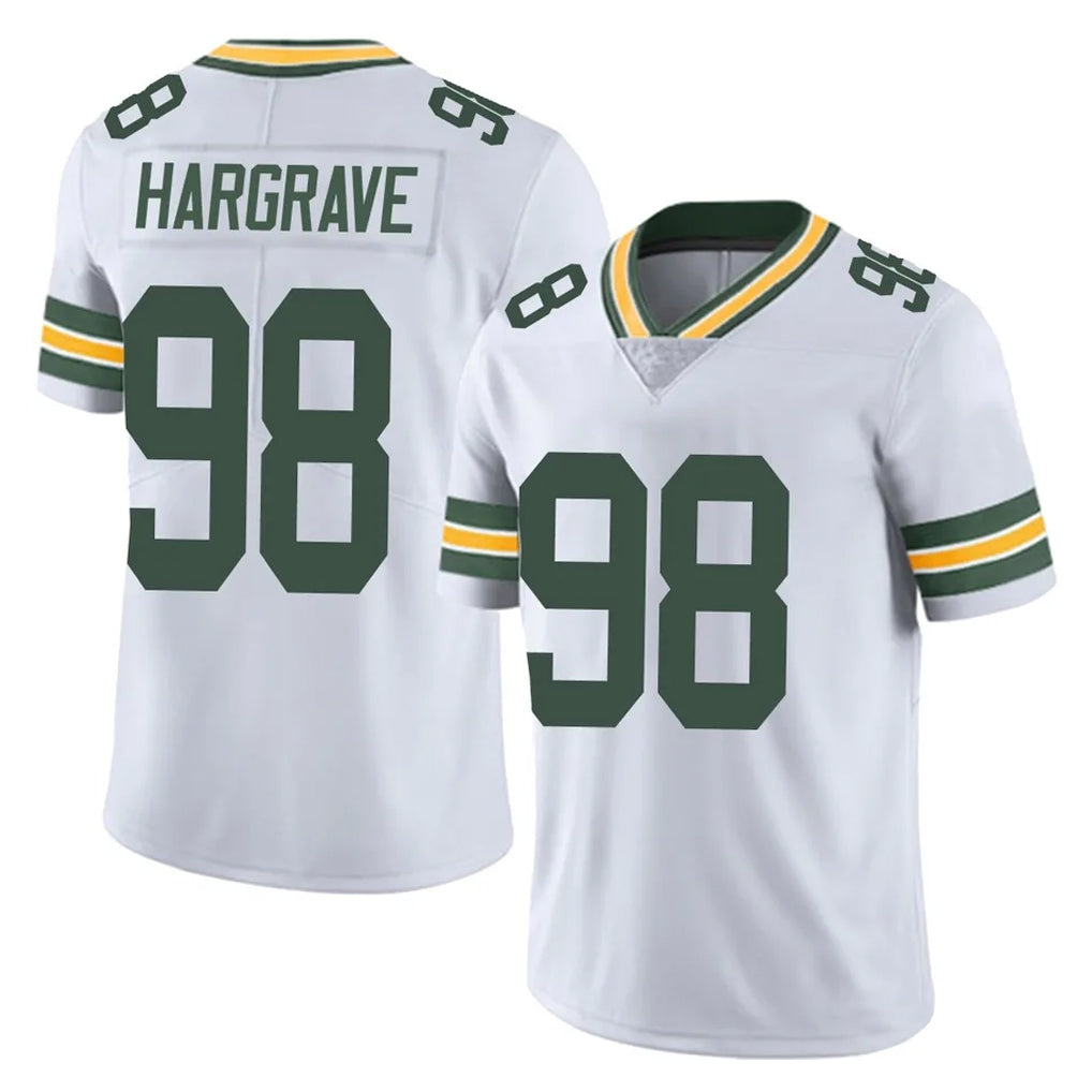 GB.Packers #98 Javon Hargrave Player White Vapor Untouchable Limited Home Game STECN Stitched Jerseys