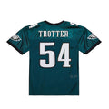 STECN P.Eagles #54 Jeremiah Trotter Jr. Mitchell & Ness Green 2000 Legacy Throwback Replica Jersey