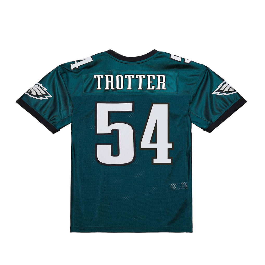 STECN P.Eagles #54 Jeremiah Trotter Jr. Mitchell & Ness Green 2000 Legacy Throwback Replica Jersey