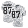 M.Vikings #87 T.J. Hockenson Player Arctic Camo Salute To Service Limited Game STECN Stitched Jerseys