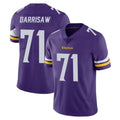 M.Vikings #71 Christian Darrisaw Player Purple Limited Vapor Untouchable Home Game STECN Stitched Jerseys