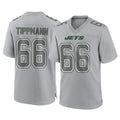 NY.Jets #66 Joe Tippmann Player Gray Limited Atmosphere Fashion Home Game STECN Stitched Jerseys