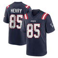NE.Patriots #85 Hunter Henry Player Navy Home Game STECN Stitched Jerseys
