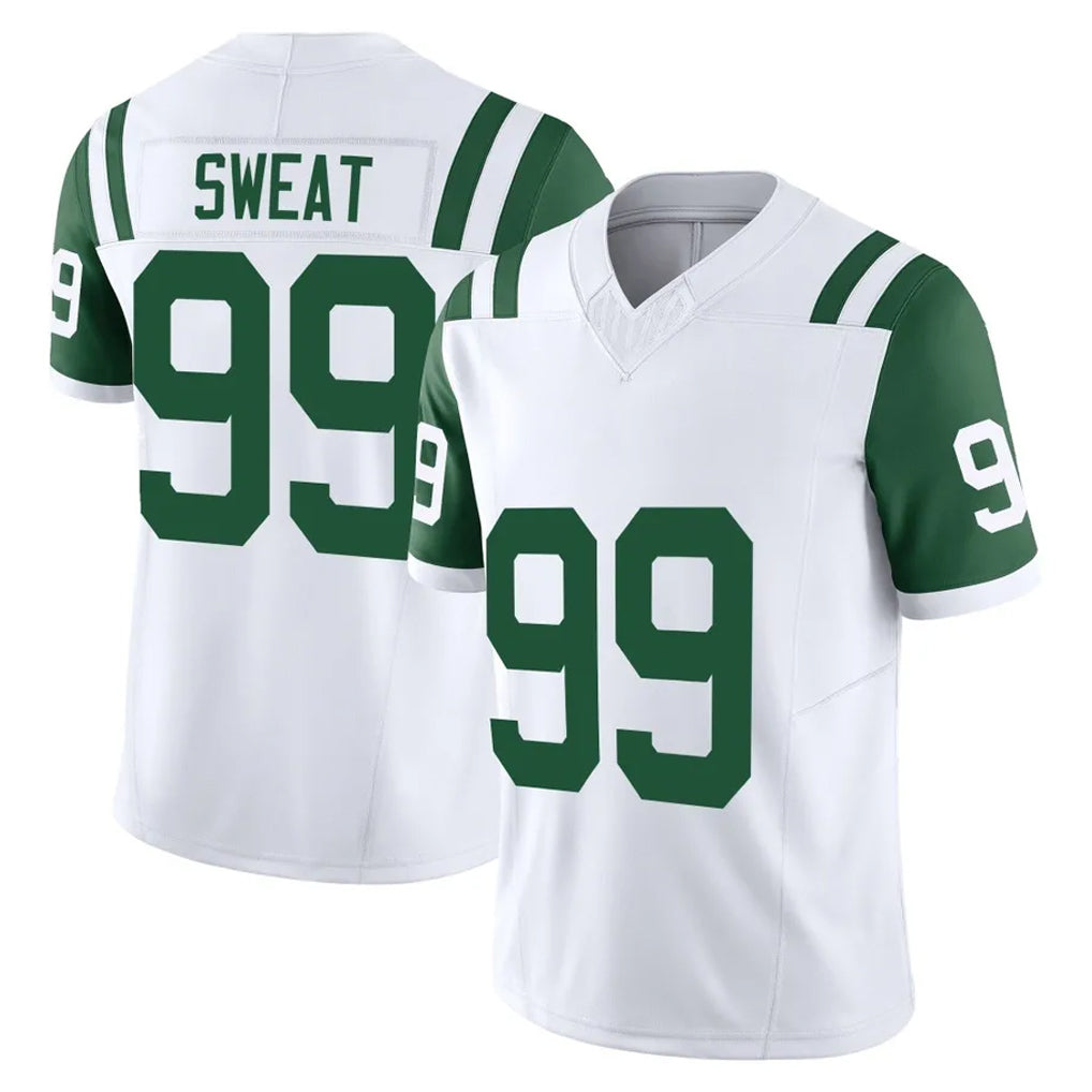 NY.Jets #99 T'Vondre Sweat Player White Limited Classic Vapor F.U.S.E. Home Game STECN Stitched Jerseys