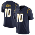 LA.Chargers #10 Justin Herbert Player Navy Limited Vapor Untouchable Home Game STECN Stitched Jerseys