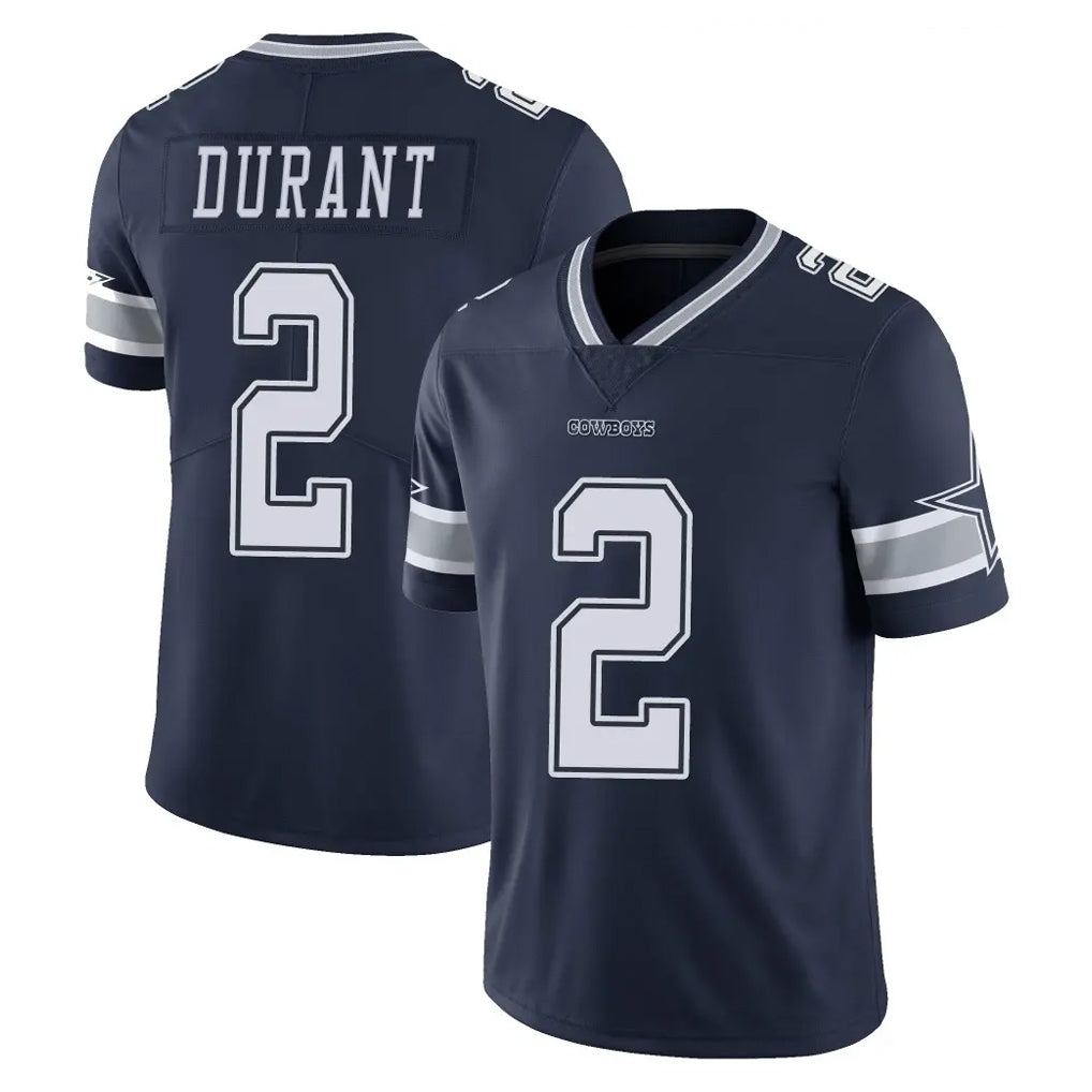 D.Cowboys #2 Cobie Durant Player Navy Vapor Untouchable Limited Home Game STECN Stitched Jerseys
