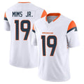 D.Broncos #19 Marvin Mims Jr. Player White Limited Vapor F.U.S.E. Home Game STECN Stitched Jerseys
