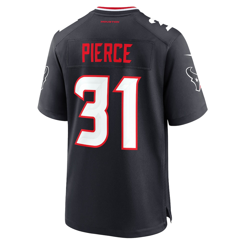 STECN H.Texans #31 Dameon Pierce Navy Game Jersey