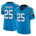 C.Panthers #25 Jonathon Brooks Player Blue Vapor F.U.S.E. Limited Home Game STECN Stitched Jerseys