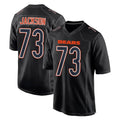 C.Bears #73 Jonah Jackson Player Carbon Black Fashion Game STECN Stitched Jerseys